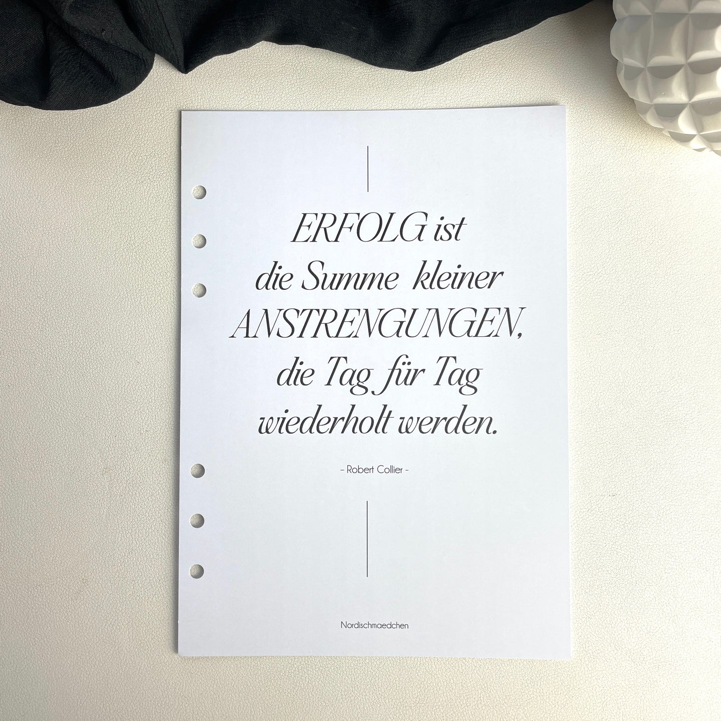 A5 Deckblatt | Motivation | Erfolg ist...