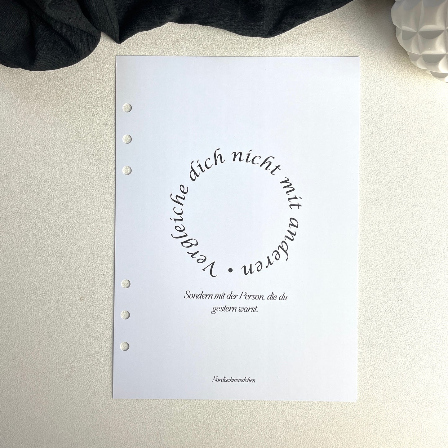 A5 Deckblatt | Motivation | Vergleiche dich nicht...