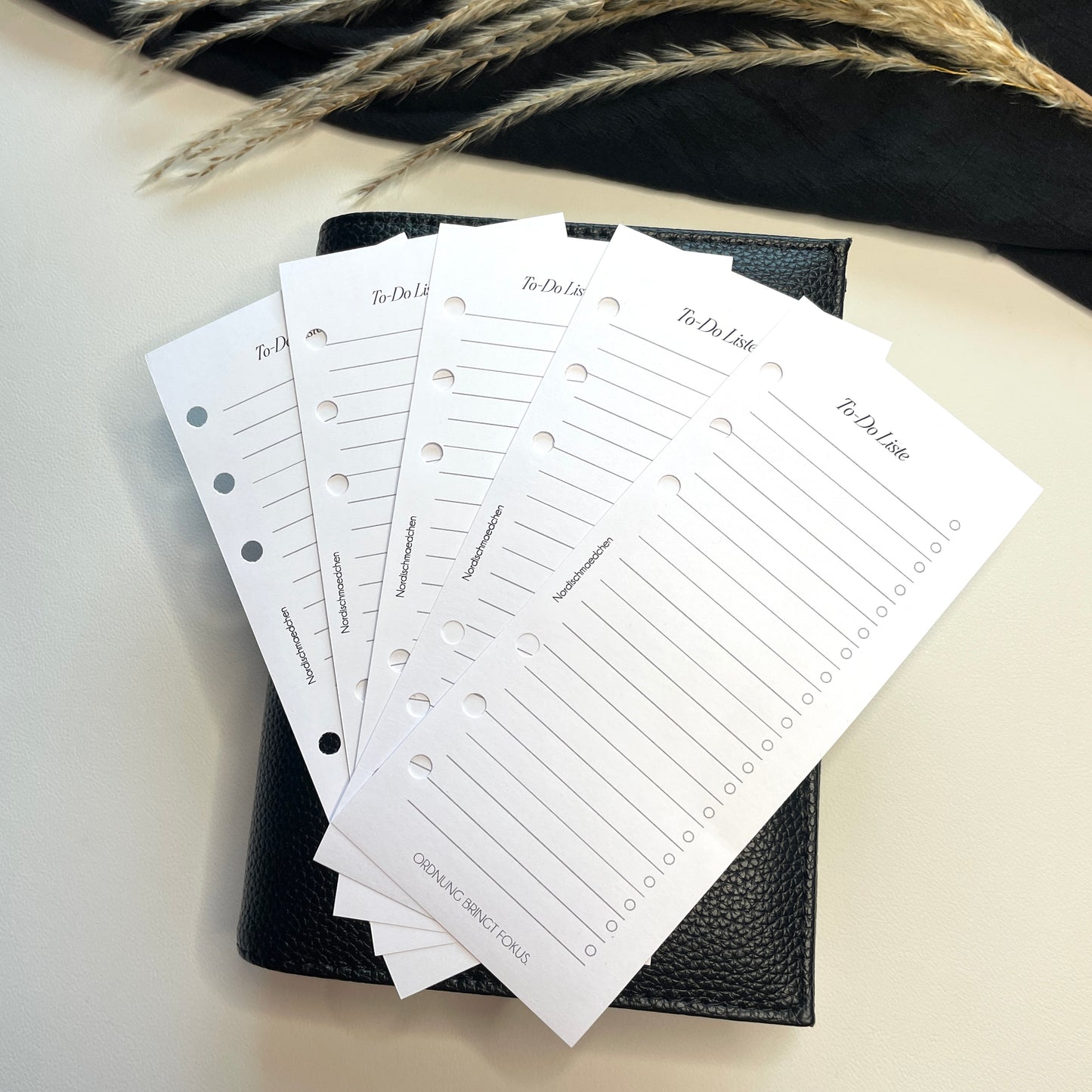 A5 & A6 To Do Liste Einlagen