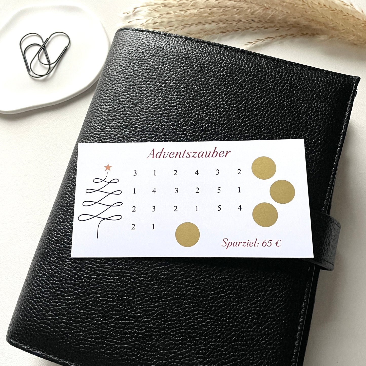 Weihnachts-Rubbel-Sparchallenge | A6