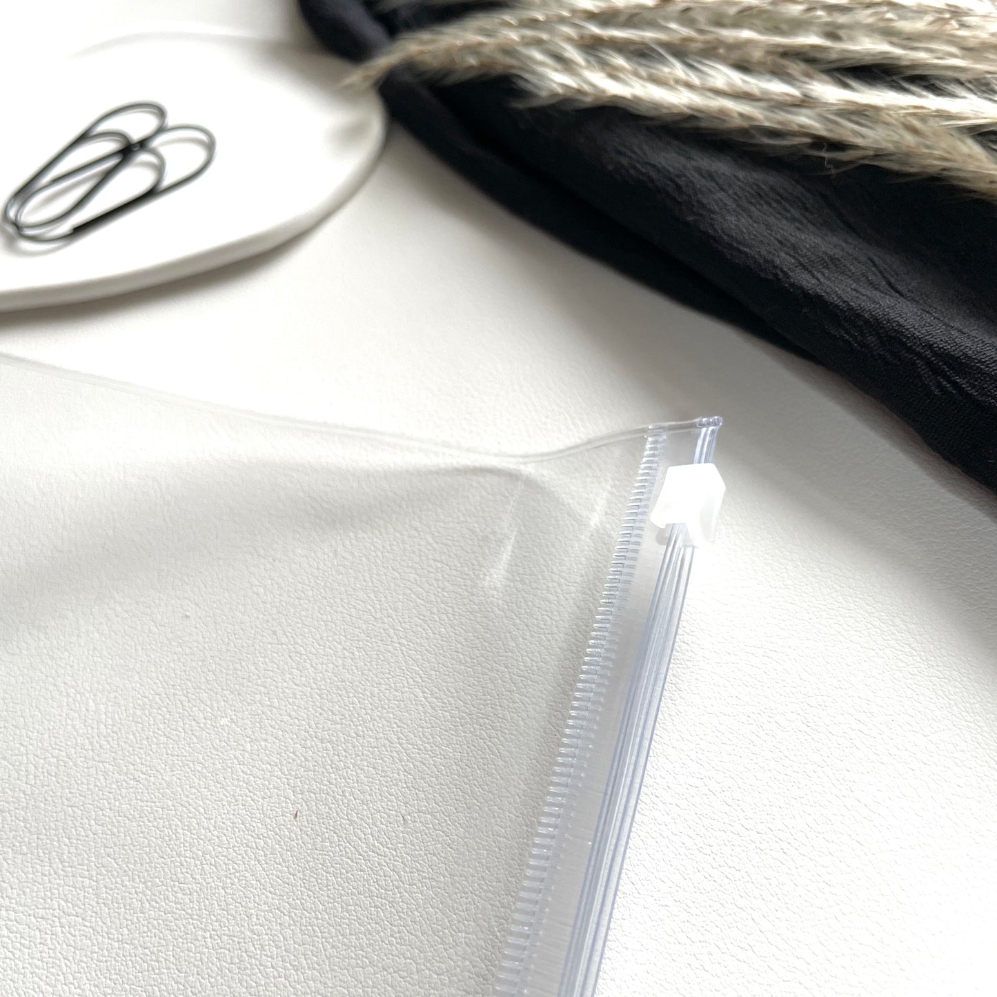 A5 Zipper Umschlag clear