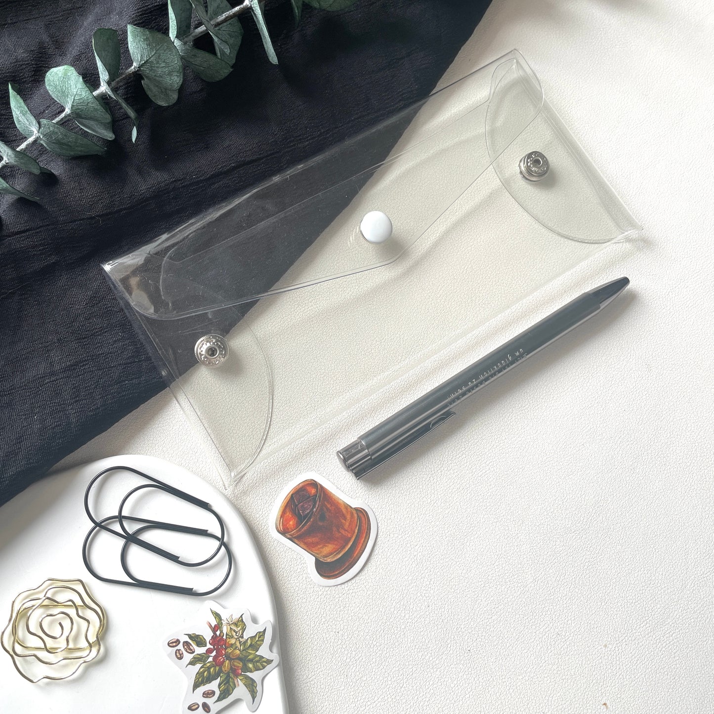 Transparentes Federmäppchen