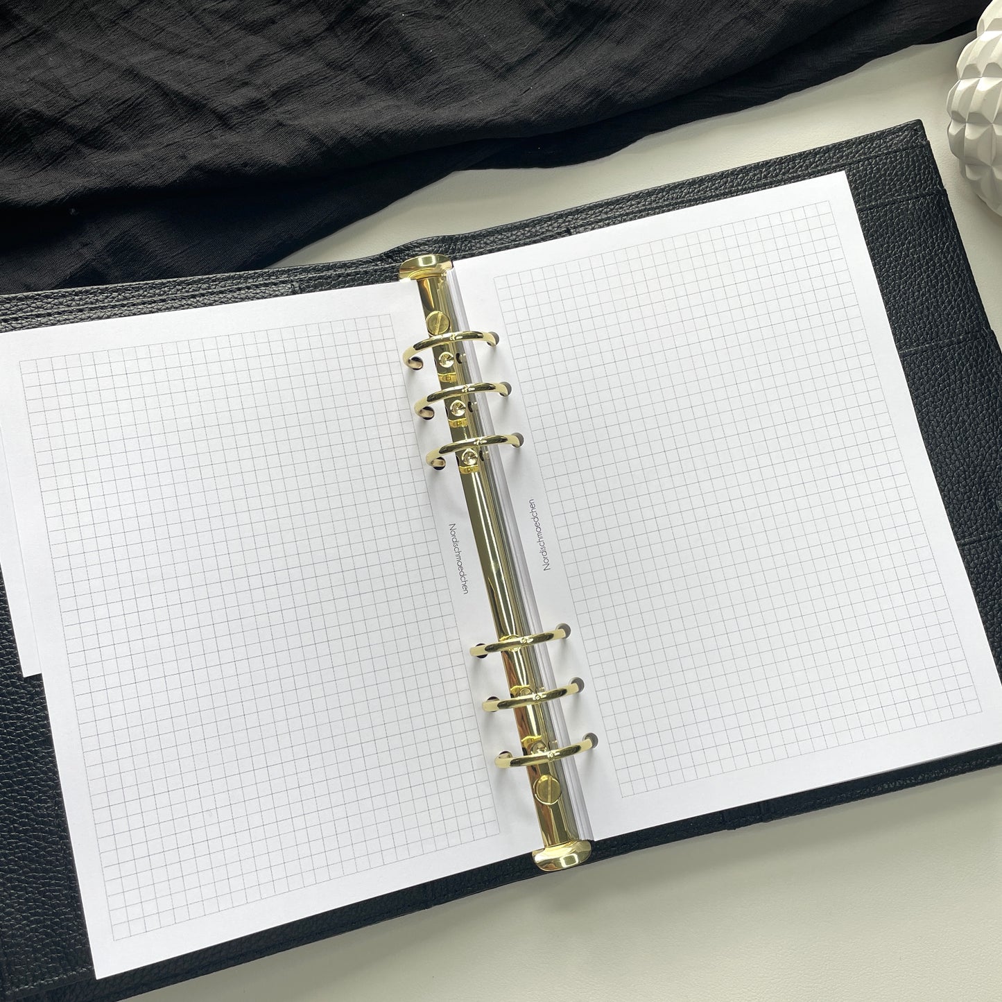 A5 Ringbuch Einlage | Kariert | Set