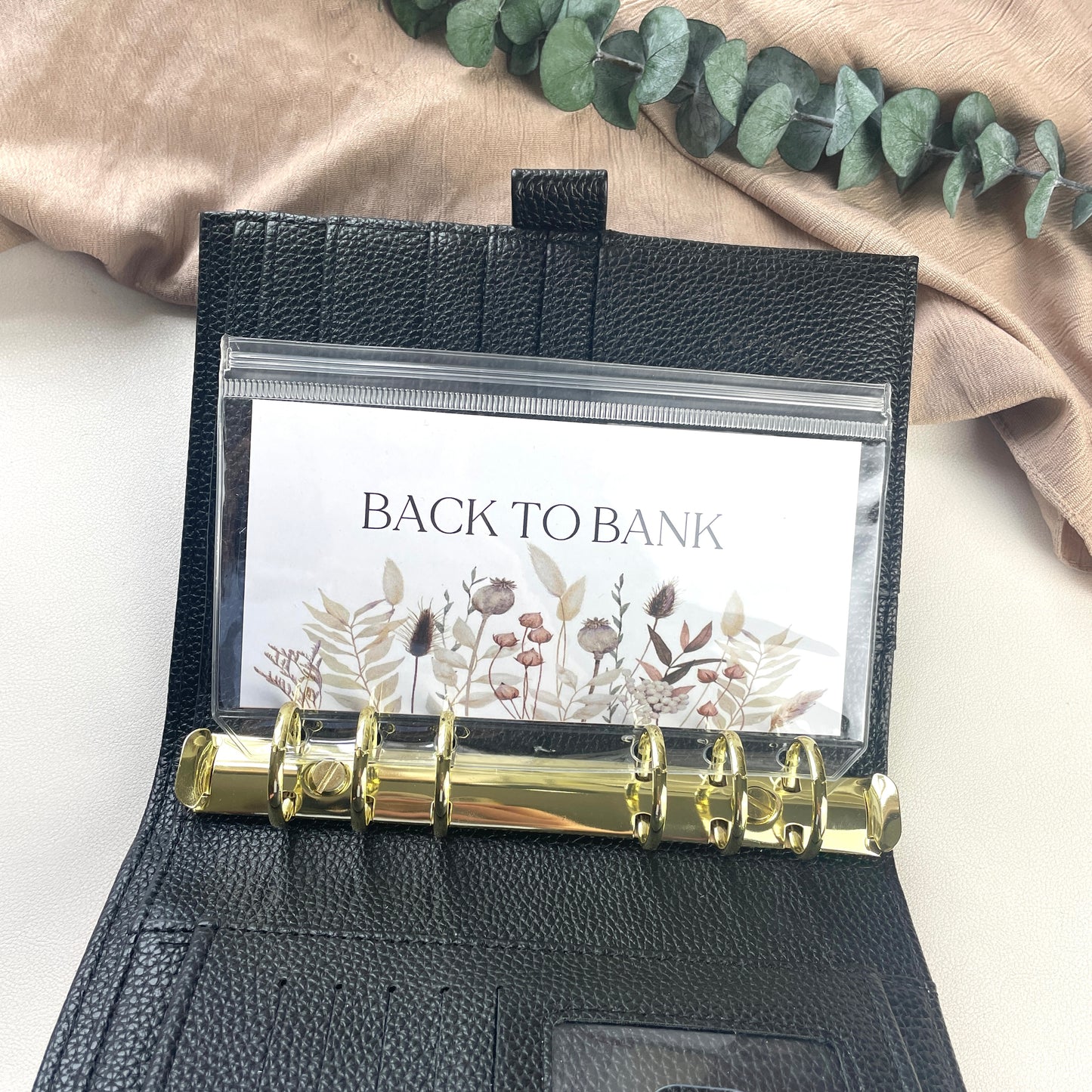 A5 & A6 Dashboards personalisiert | Boho Blumen | Für Geldumschläge