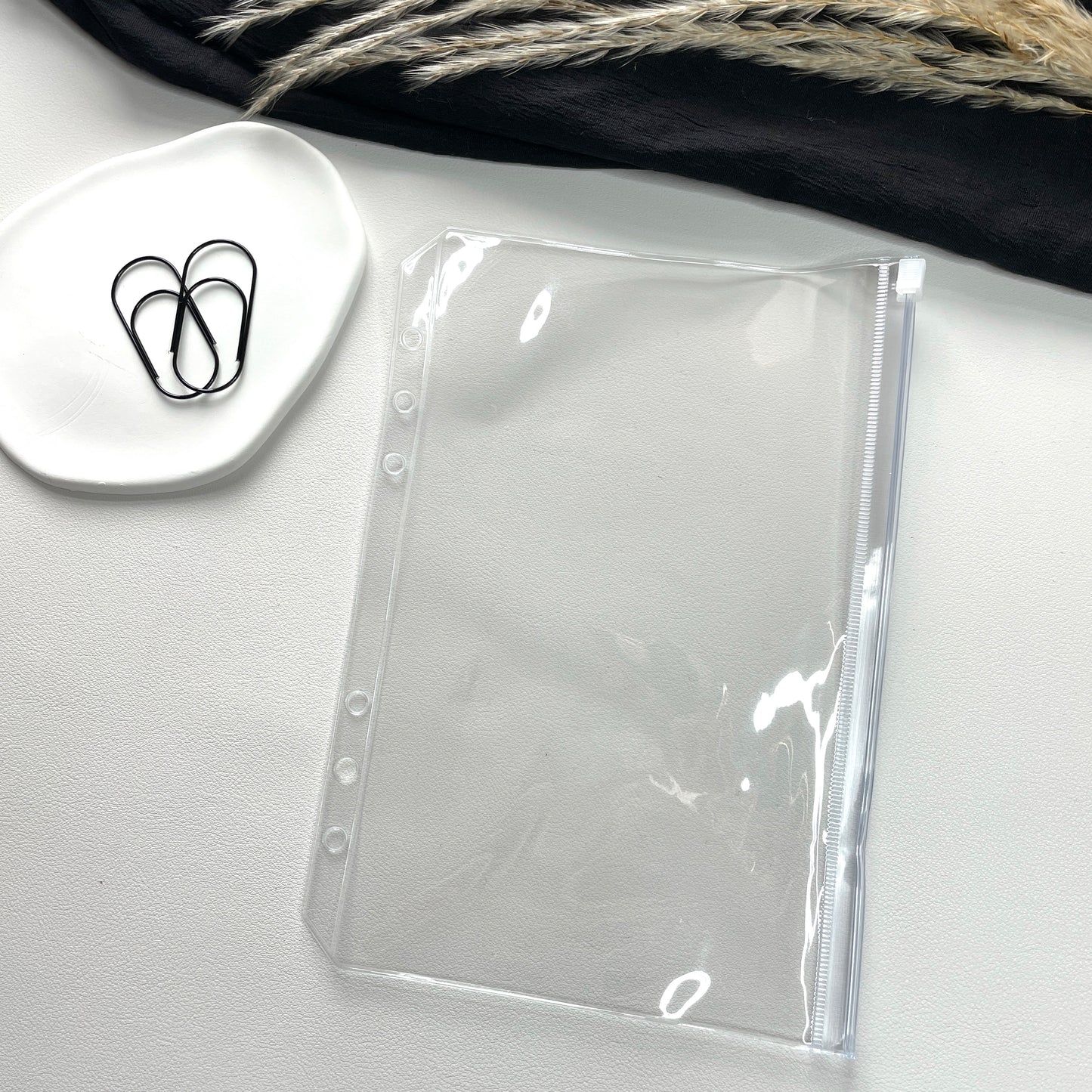 A5 Zipper Umschlag clear