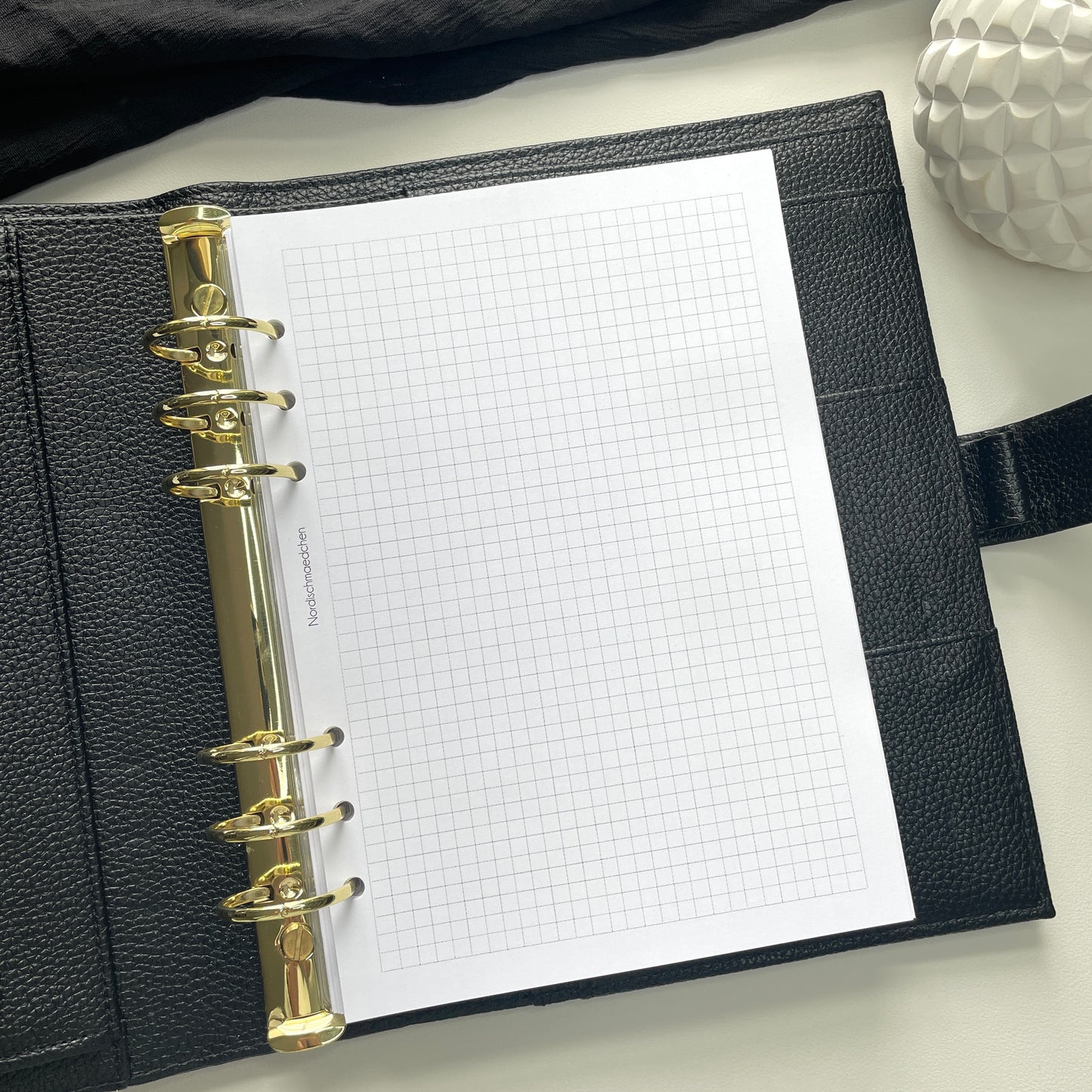 A5 Ringbuch Einlage | Kariert | Set
