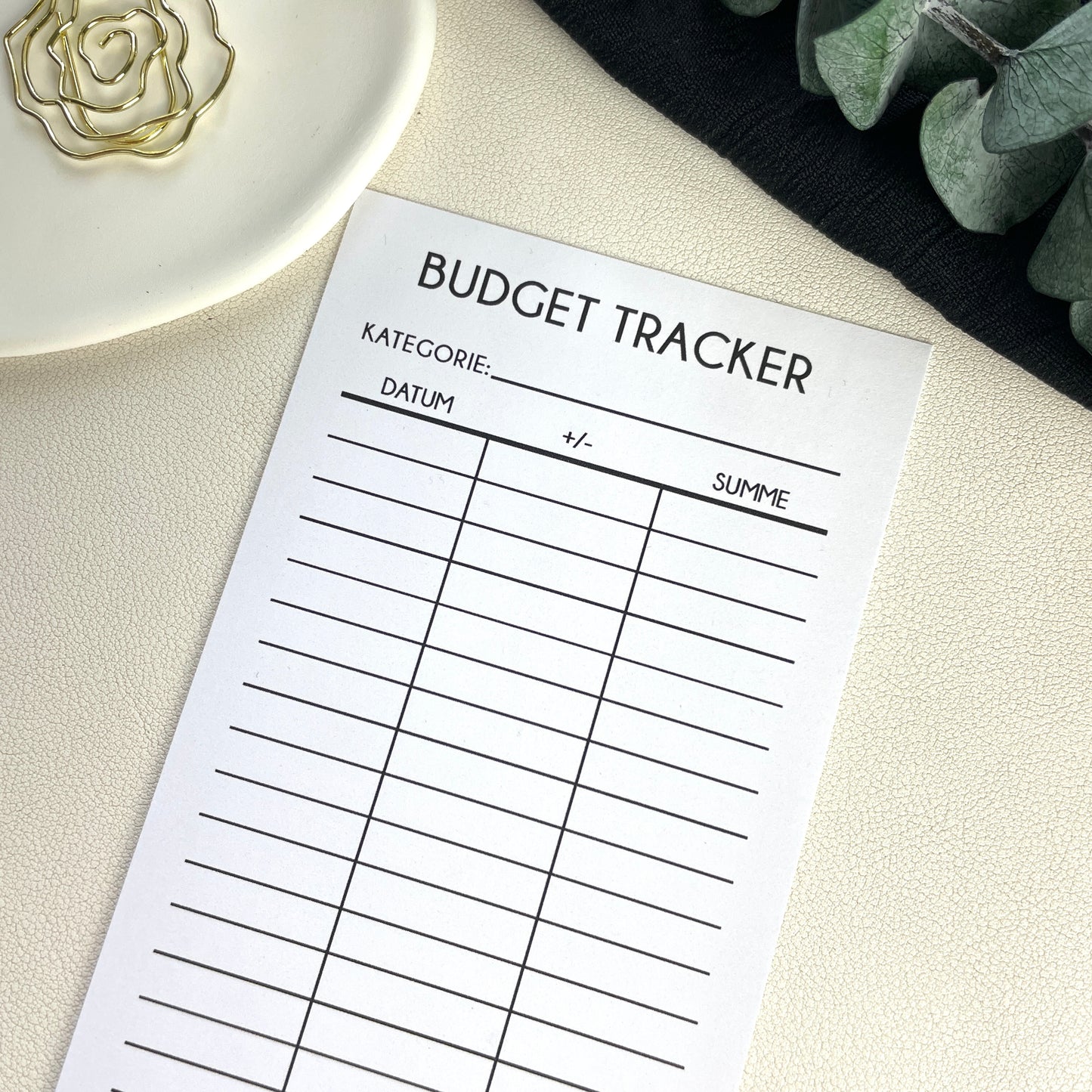 Budget Tracker Papier | A5 & A6