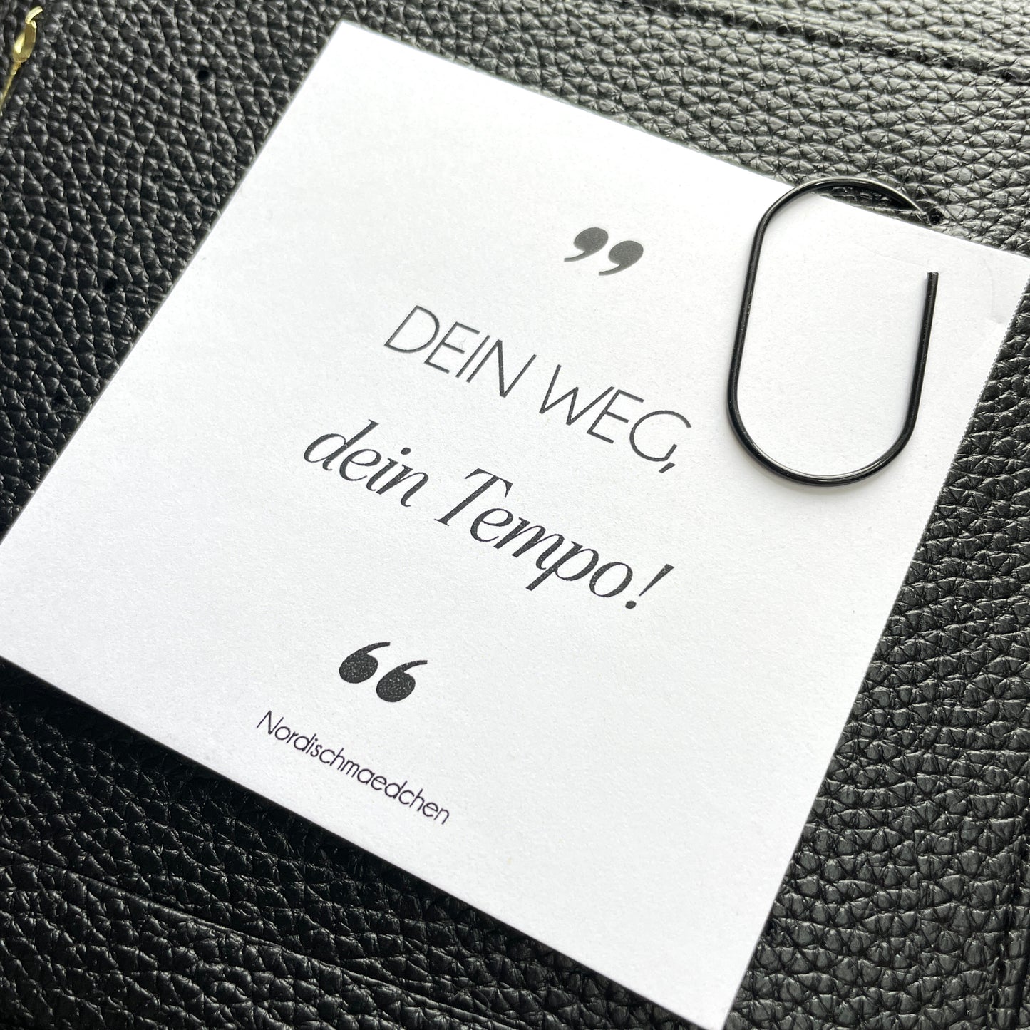 Affirmationskarte | Dein Weg, dein Tempo!