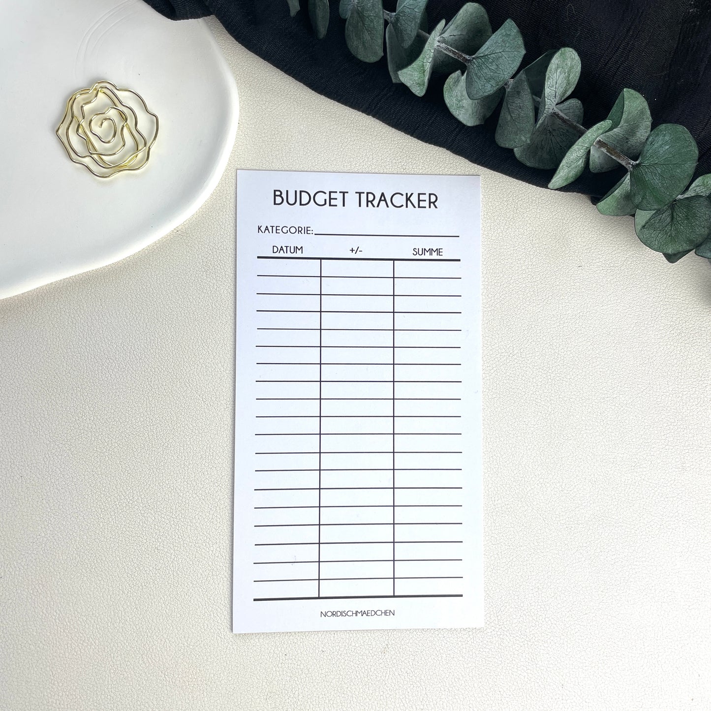 Budget Tracker Papier | A5 & A6