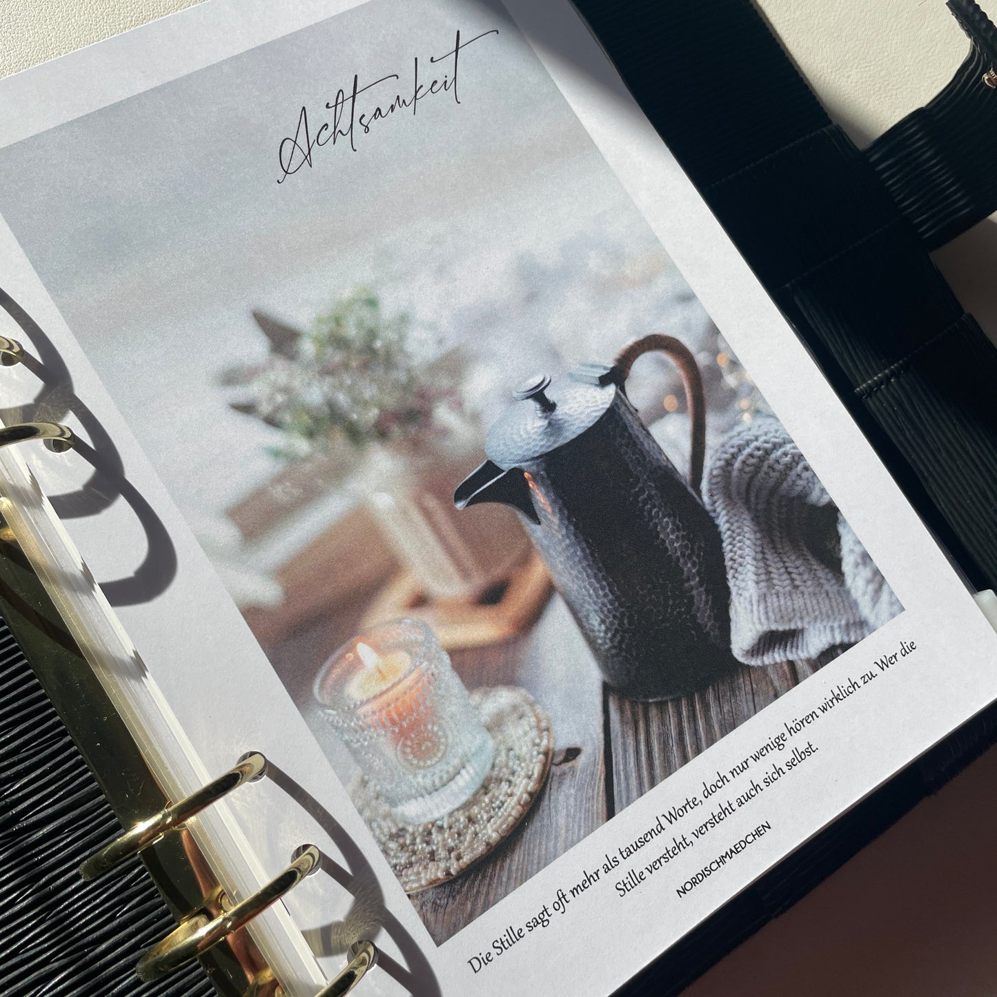 A5 Deckblatt | Stille & Achtsamkeit