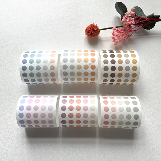 Klebepunkte in verschiedenen Farben