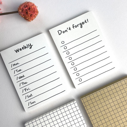 Kleine süße Haftnotizen Notizblöcke