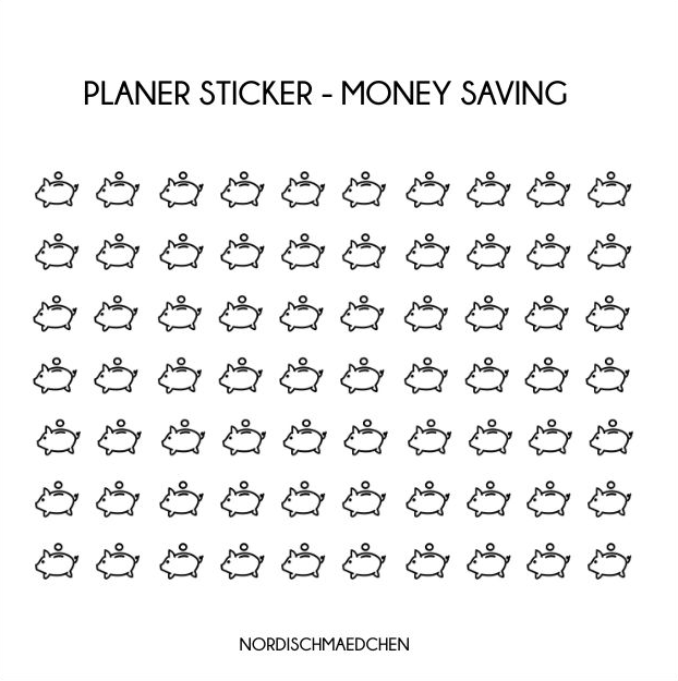 Planer Sticker - Money Saving