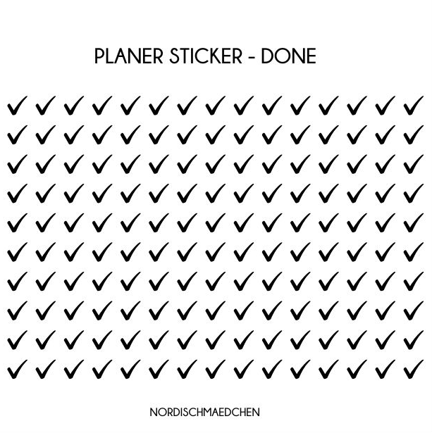 Planer Sticker – Done
