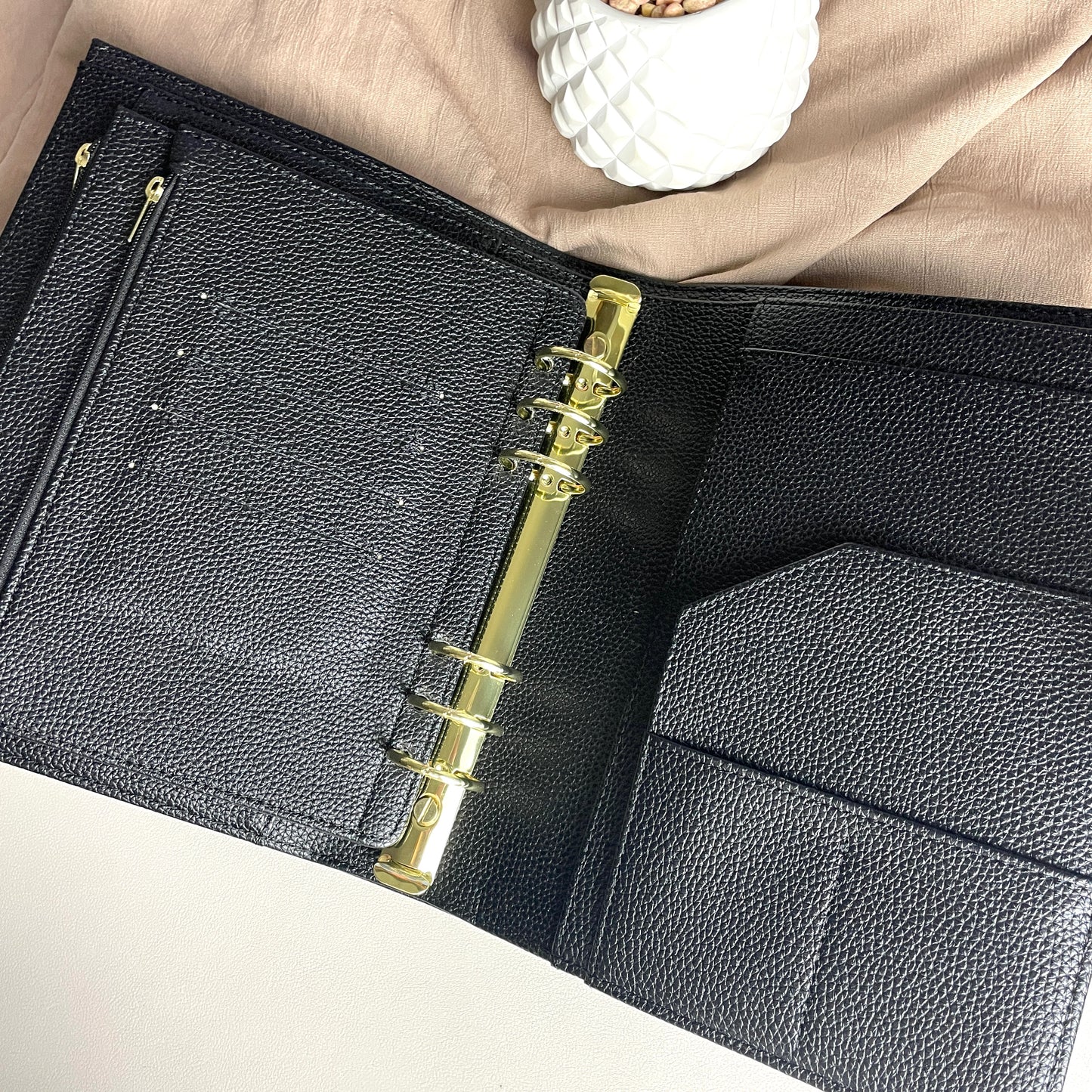 A5 Premium Ringbuch | Mit Fly Leaf