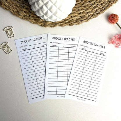 Budget Tracker Papier