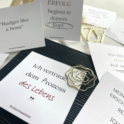 8 Affirmationskarten | Ästhetisches Set