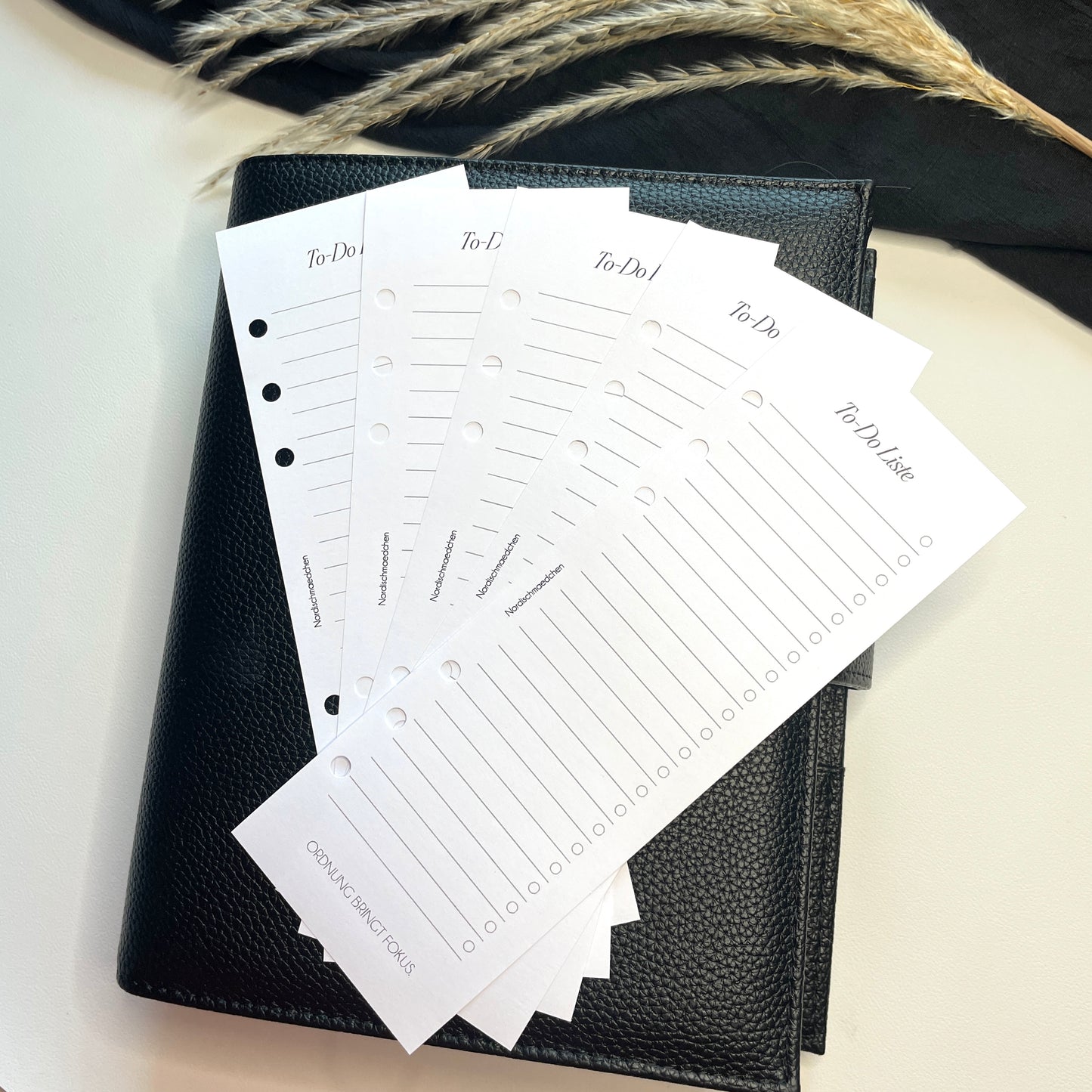 A5 & A6 To Do Liste Einlagen