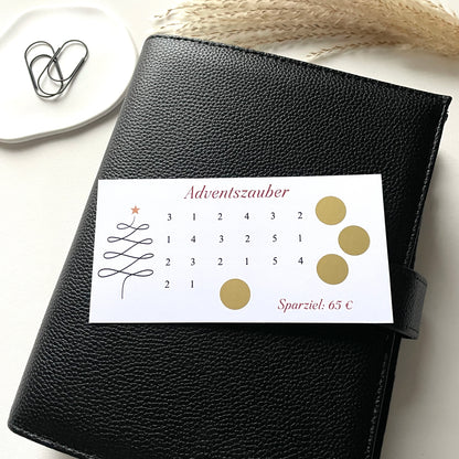 Weihnachts-Rubbel-Sparchallenge | A6