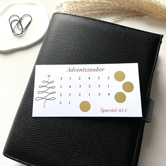 Weihnachts-Rubbel-Sparchallenge | A6