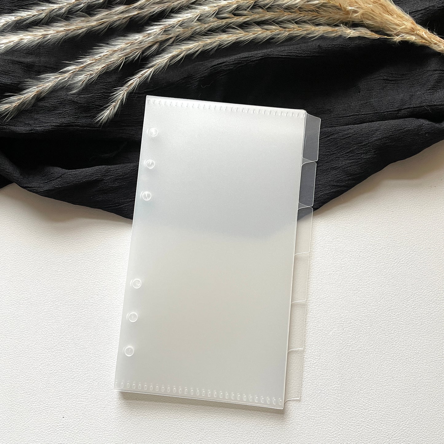 A6 Register mit Umschlag | Transparent