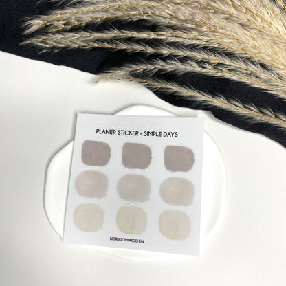 Planer Sticker – Monate | Simple Days