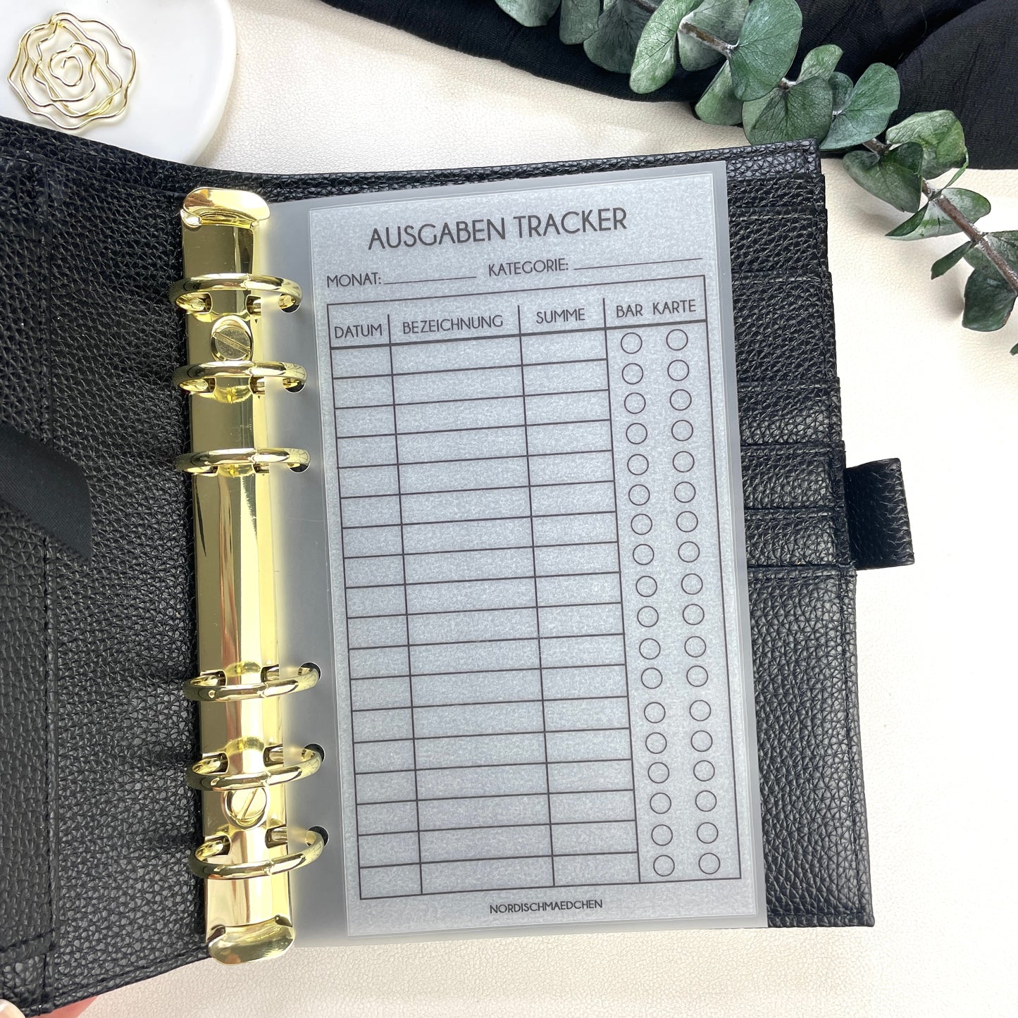 Ausgaben Tracker wiederverwendbar | A5/A6