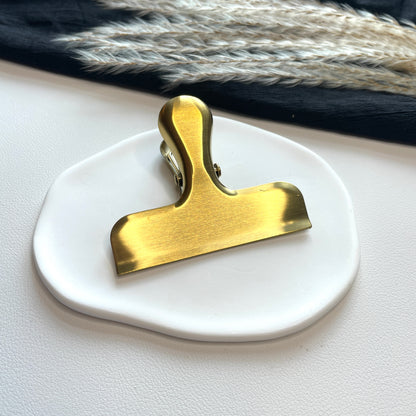 B-WARE Metall - Klammer Gold | Stilvoll & Praktisch