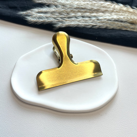 B-WARE Metall - Klammer Gold | Stilvoll & Praktisch