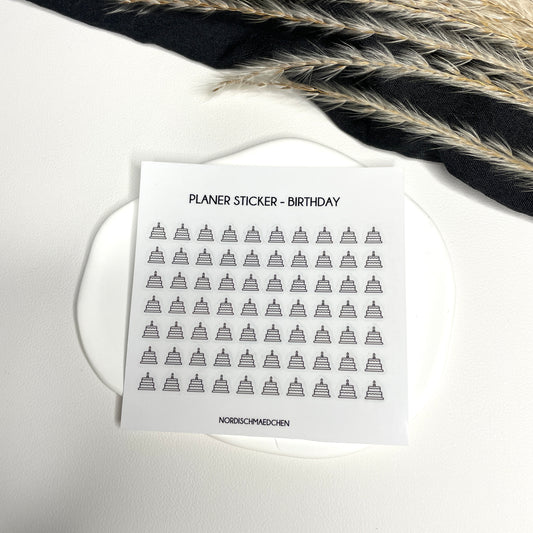 Planer Sticker – Birthday