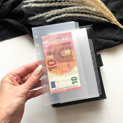 A6 Register mit Umschlag | Transparent