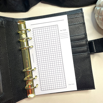 A5 & A6 Ringbuch Einlage | Routine Tracker