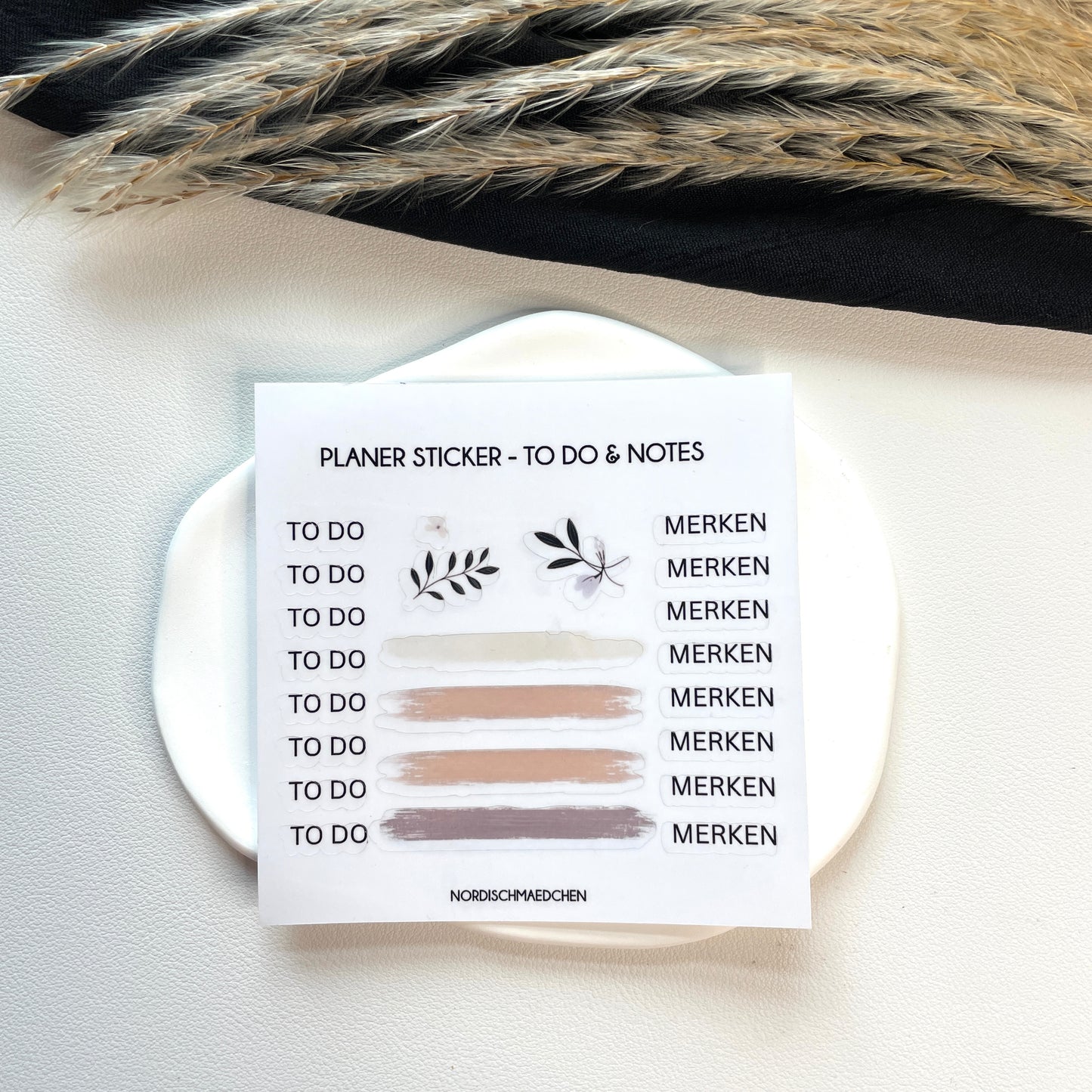 Planer Sticker – To Do & Notes