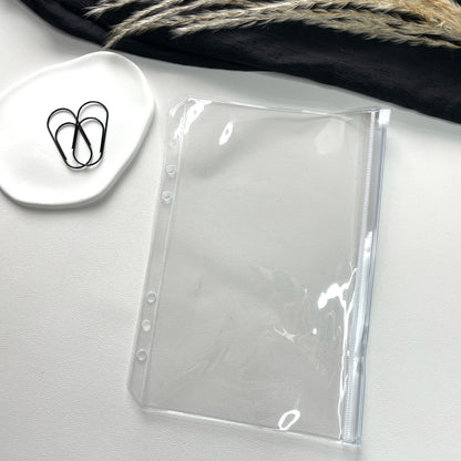A5 Zipper Umschlag clear