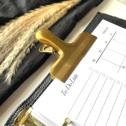 B-WARE Metall - Klammer Gold | Stilvoll & Praktisch