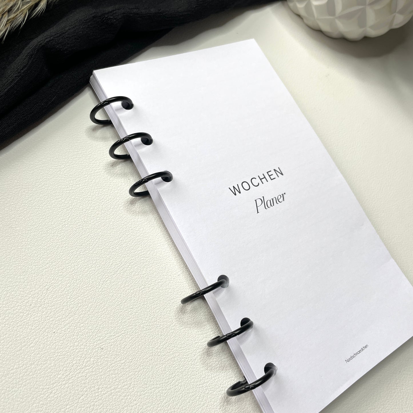 Binder-Ringe schwarz | 2er Set (Ø 15 mm)