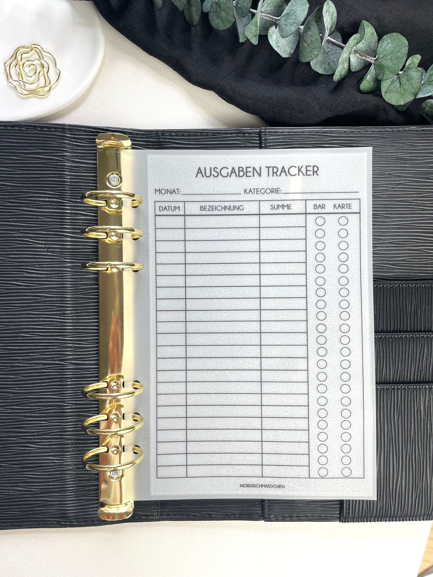 Ausgaben Tracker wiederverwendbar | A5/A6