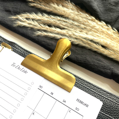 B-WARE Metall - Klammer Gold | Stilvoll & Praktisch