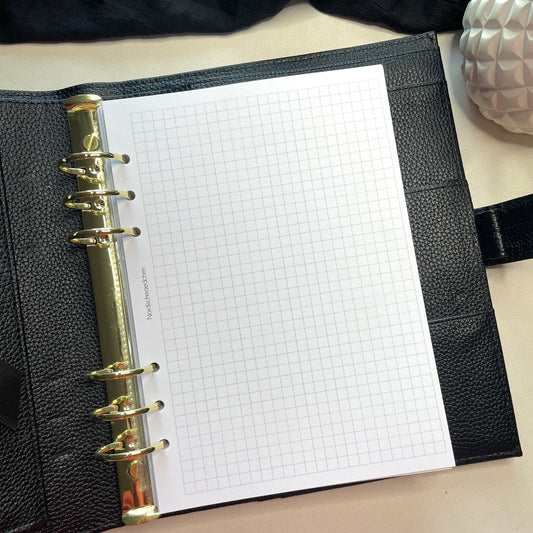 A5 & A6 Ringbuch Einlage | Kariert