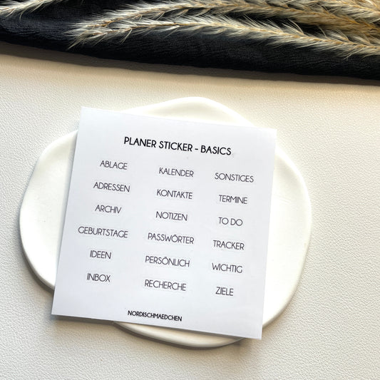 Planer Sticker | Basics