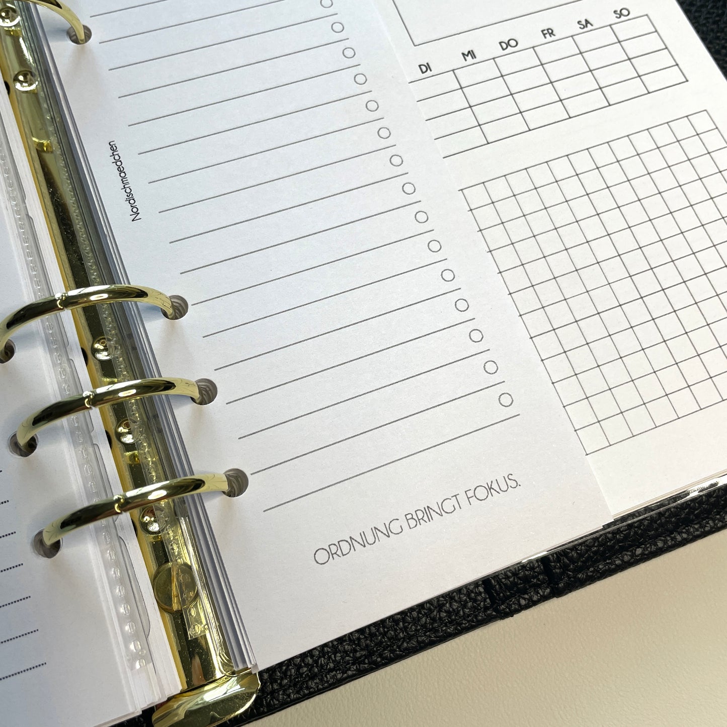 A5 & A6 To Do Liste Einlagen