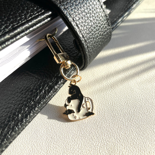 Anhänger Kaffeetasse Katze