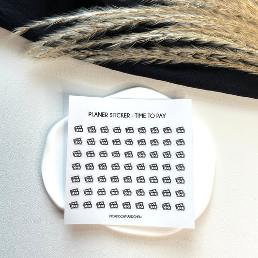 Planer Sticker – Time to Pay