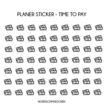 Planer Sticker – Time to Pay